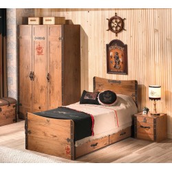 ARMOIRE 3 PORTES BLACK PIRATE