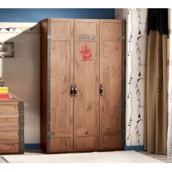 ARMOIRE 3 PORTES BLACK PIRATE