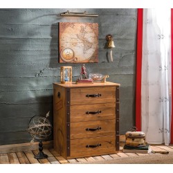 COMMODE BLACK PIRATE
