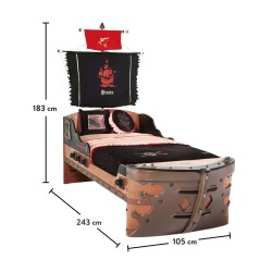 LIT BATEAU   BLACK PIRATE