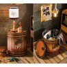 CHEVET ROND  BLACK PIRATE