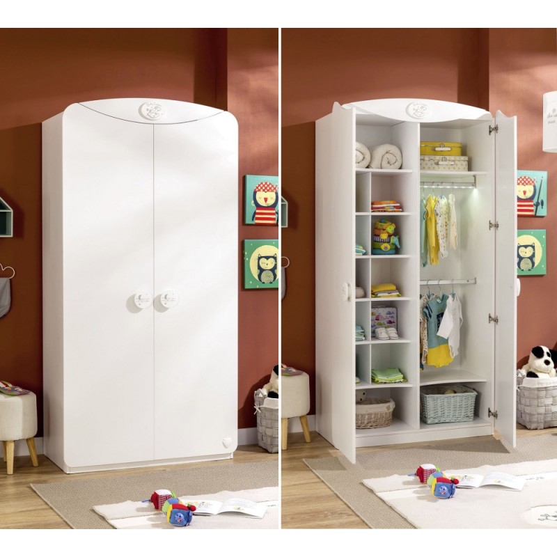 ARMOIRE 2 PORTES BABY COTTON