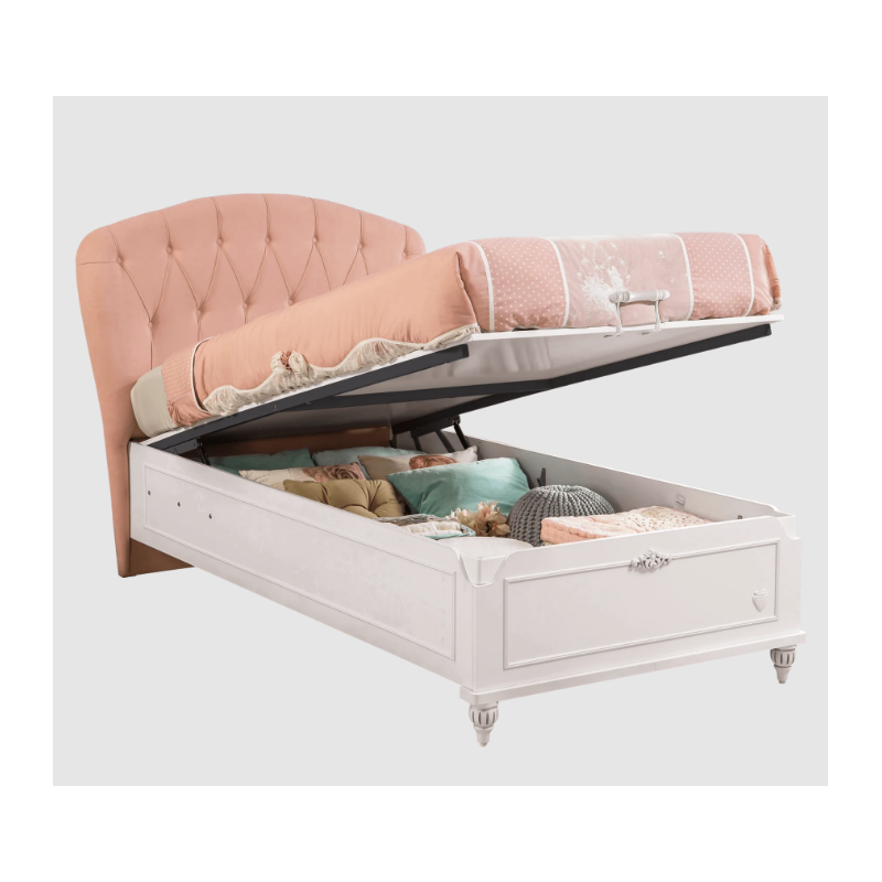 LIT AVEC BASE (100*200) ROMANTIC