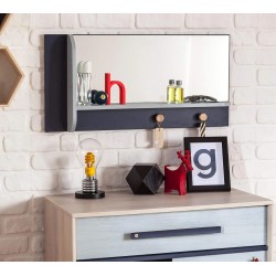 MIROIR AVEC ETAGERE  TRIO