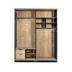 ARMOIRE COULISSANTE  BLACK