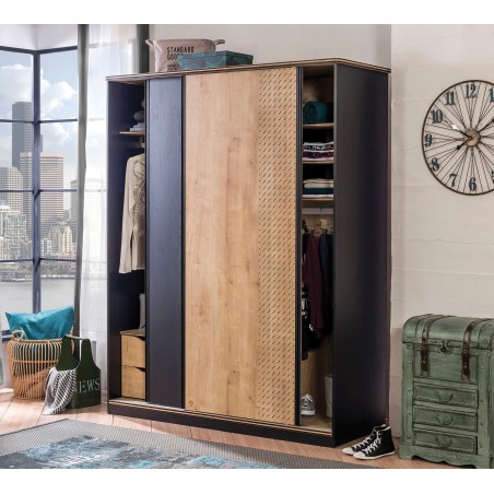 ARMOIRE COULISSANTE  BLACK