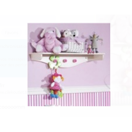 ETAGERE MURALE BABY FLOWER