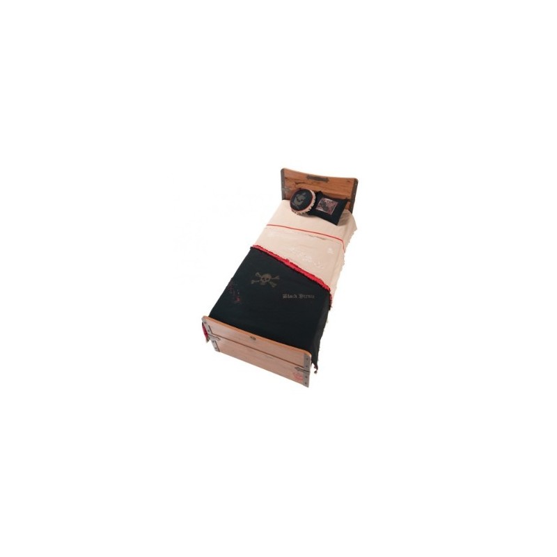 COUVRE  LIT  BLACK PIRATE