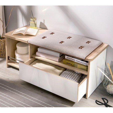 POUF AVEC TIROIR DYNAMIC