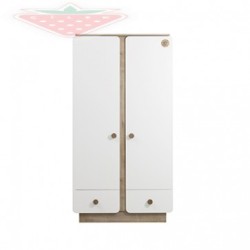 ARMOIRE 2 PORTES NATURA BABY