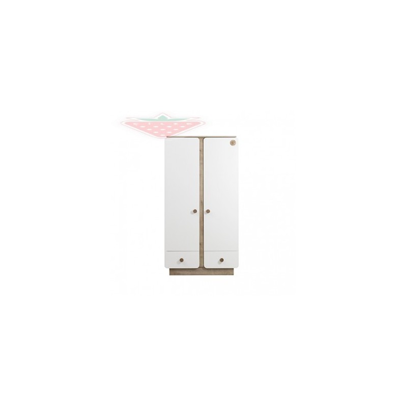 ARMOIRE 2 PORTES NATURA BABY
