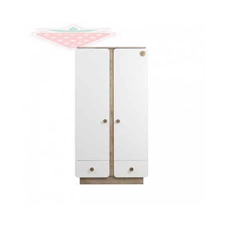 ARMOIRE 2 PORTES NATURA BABY